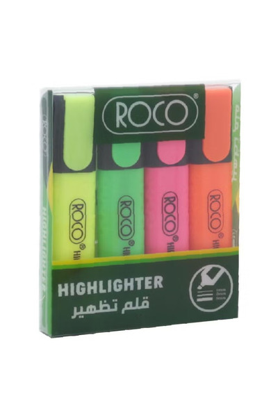 Roco Highlighter 1.2 - 5 mm Chisel Tip – Smooth & Vibrant