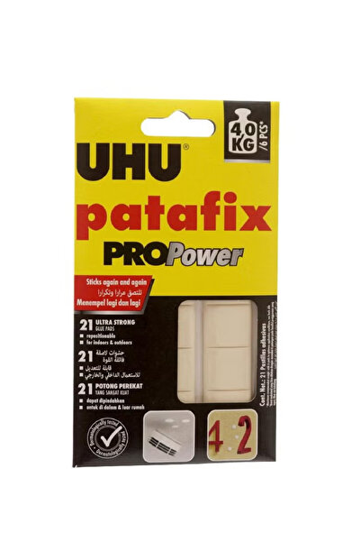 Uhu معجون لاصق 0.06 كجم - لاصق قابل لإعادة الاستخدام للملاحظات والحرف اليدوية