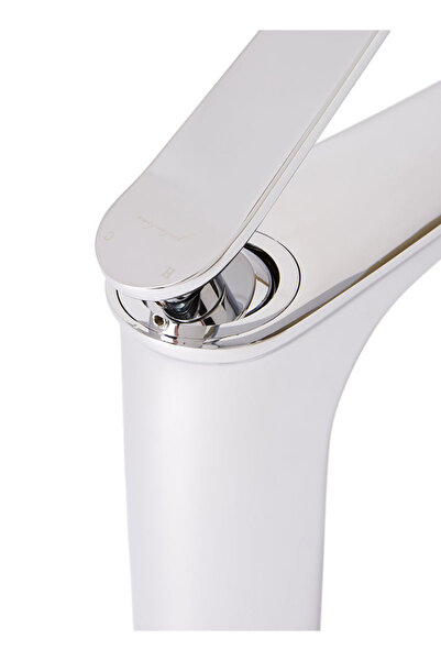 Raffine Top Lever Wash Basin Mixer Silver 50x180x150mm