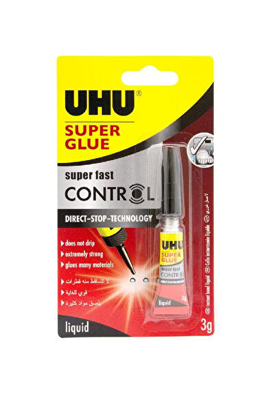 Uhu غراء فائق 3.00 مل – رابط قوي وفوريّ