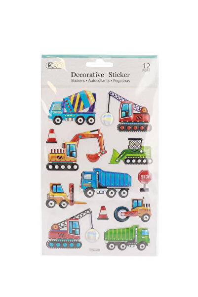 Roco Pop-Up Stickers – Trucks and Bulldozers Set