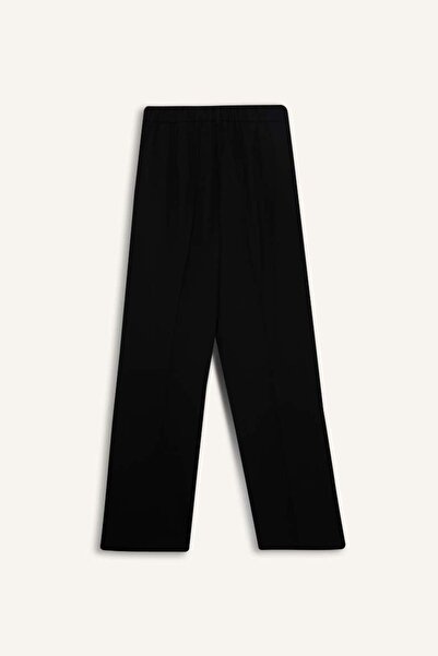 DeFacto Wide Leg Zippered High Waist Standard Length Trousers E7238Ax25Au