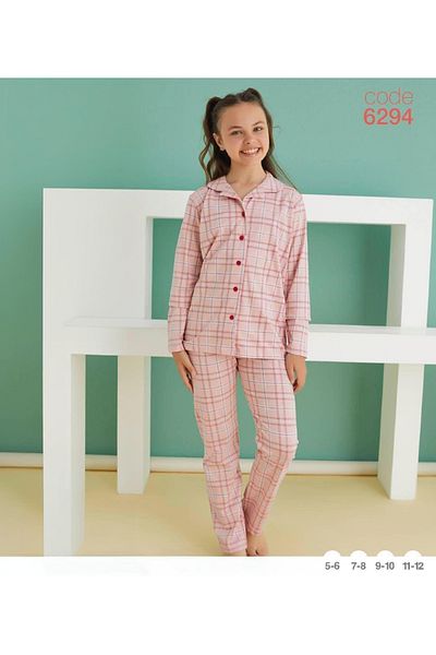 Larica Girls' long-sleeved pajamas
