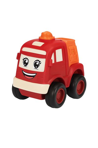 rexa Cartoon Rescue Team Toy Cars – Colorful Police & Fire Truck Vehicles for Kids