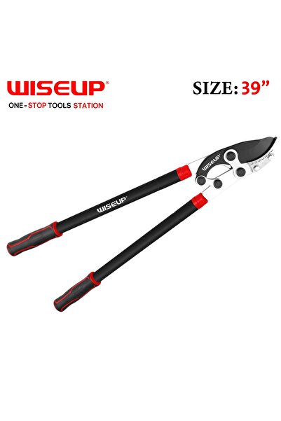 WISEUP 39" Tree Pruning Shears, Movable Handle.