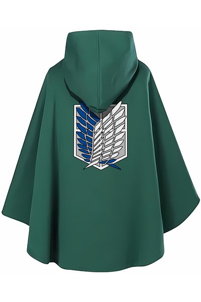 aynewmoda Copy - Attack on Titan Cloak, Survey Corps Uniform, Hooded Cloak, One Size