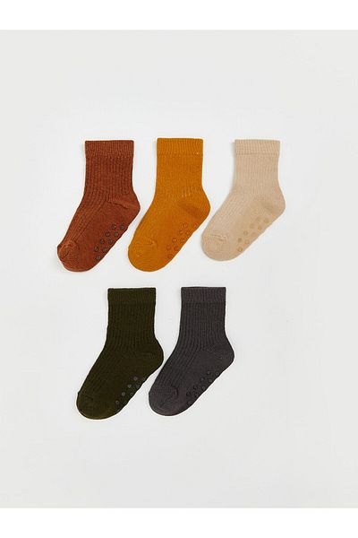 LC Waikiki New Season Basic Baby Boy Socks 5-Piece
