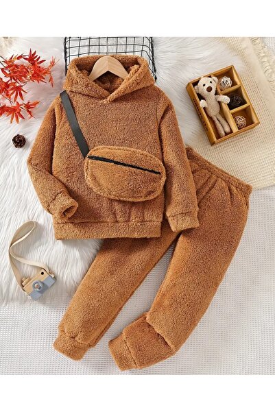 shop Set de trei piese unisex, geantă combinată, trening, hanorac cu glugă, p...