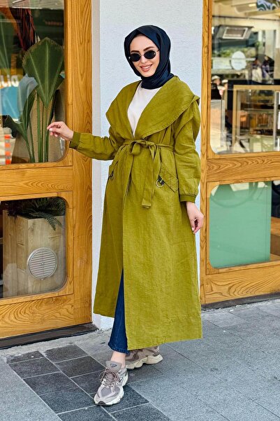 MissWhence Keten Kap 37401 Yeşil