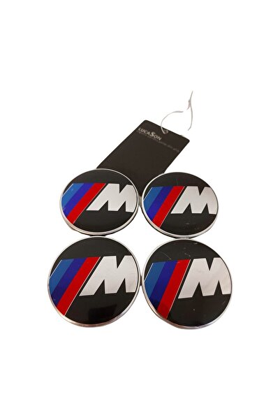 BMW Set 4 alloy wheel caps M exterior: 68mm, interior: 65mm + LUCASON air freshener