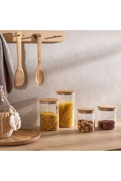 Home Box La Natura Borosilicate Glass Jar - 1.45 L