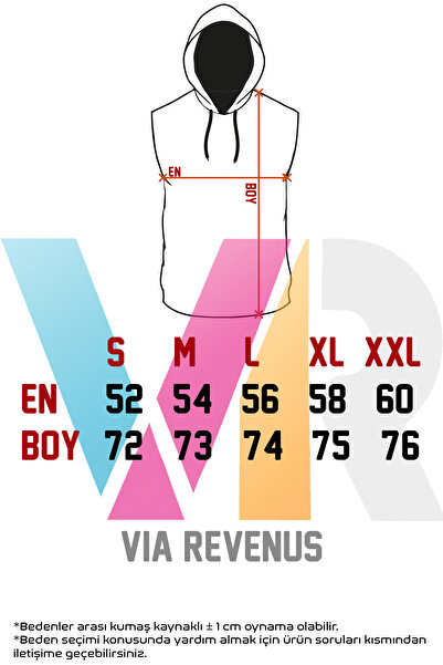 Vordevia Ufc Front and Back Printed Zero Sleeve Hooded 100% Cotton Sports Tshirt