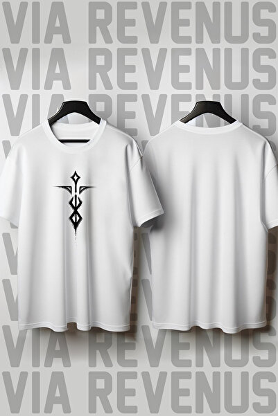 Vordevia Μπλουζάκι Berserk με στάμπα Crew Neck Wide Fit Unisex 100% βαμβάκι