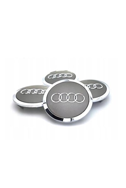 Audi Set de 4 capace pentru jante din aliaj, 61 mm, gri/argintiu, A3, A4, A5,...