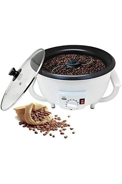 Denx Coffee Roaster Electric Coffee Bean Roaster Machine, Household Stainless Steel Electric Drum Type Ro