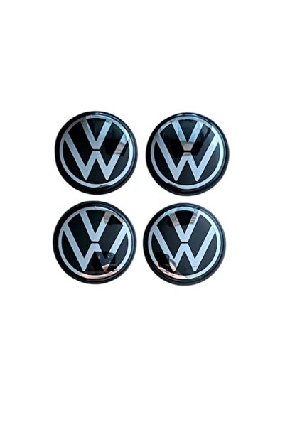VW Set 4 capace roti Volkswagen model nou, pentru jante aliaj, 65mm exterior