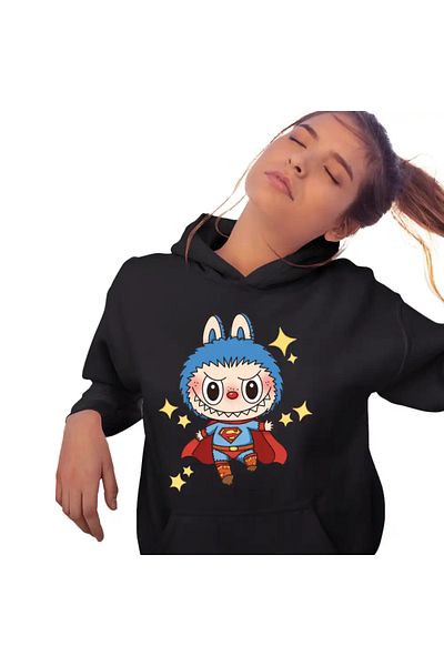OEM Women's Labubu Superman Hoodie