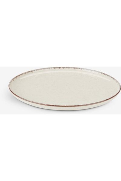 FERDUS Plate Ø27cm beige ceramic