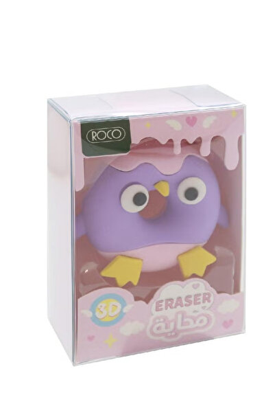 Roco دونات ممحاة مطاطية - بنفسجي بنفسجي