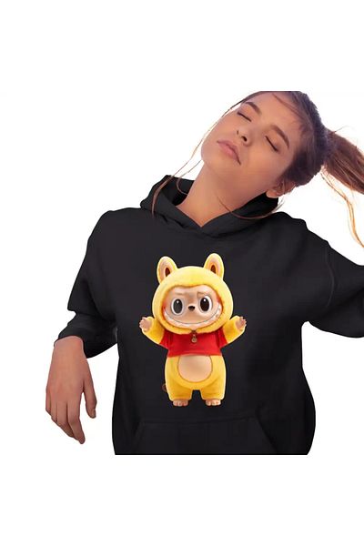 OEM Women's Labubu Winnie the Pooh Hoodie