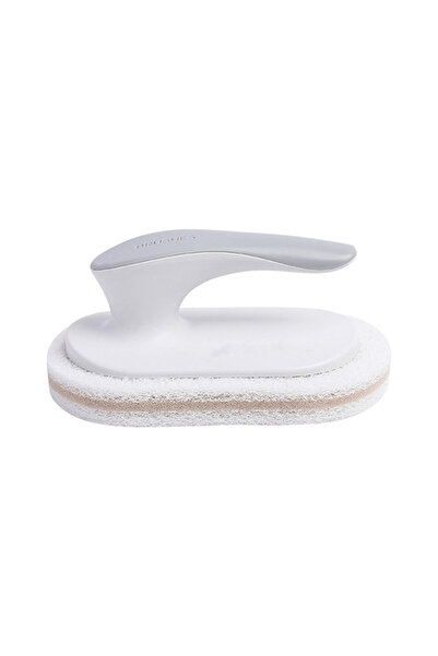 Raffine Long Lasting Firm Grip Handheld Cleaning Sponge White 13.5x6cm