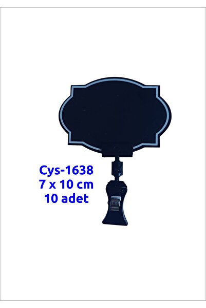 CYS ETİKET CYS 1638m Siyah Pvc Fiyat Etiketleri Yazılıp,Silinebilir,ayarlanab...