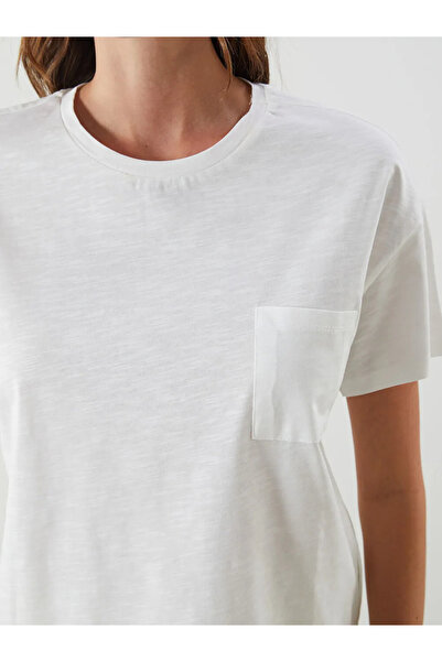 LC Waikiki LCW DREAMYeşil Bisiklet Yaka Çiçekli Kadın Şortlu Pijama Takımı