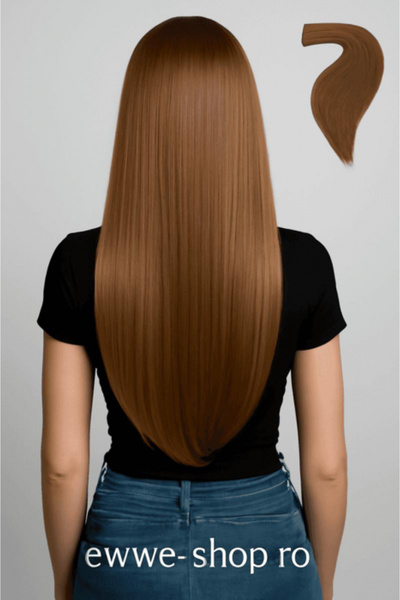 EWWE Extensii Cu Nanoring Par Remy 60 Cm Saten Deschis