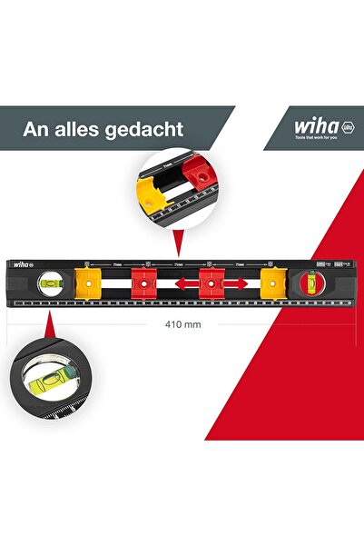 wiha SB24691 Electrician's Spirit Level - Black