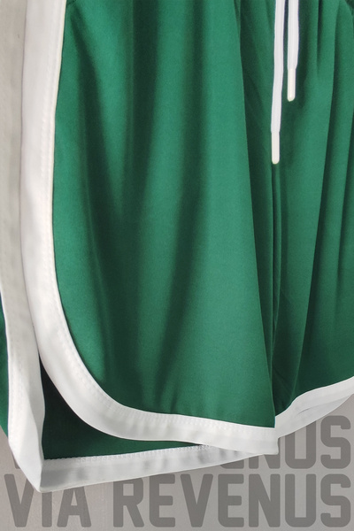 Vordevia Number 10 Printed Jersey Sports Training Shorts with Piping Detail