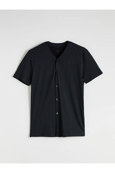 LC Waikiki Lc waikikiblack standard mold men's pajama set
