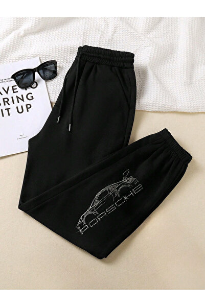 Bozz&Bozz Collection Pantaloni de sport largi pentru femei cu talie înaltă cu...