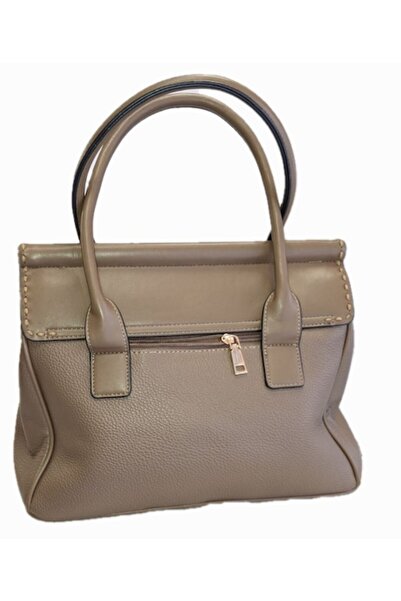 OEM Large brown shoulder bag, leather