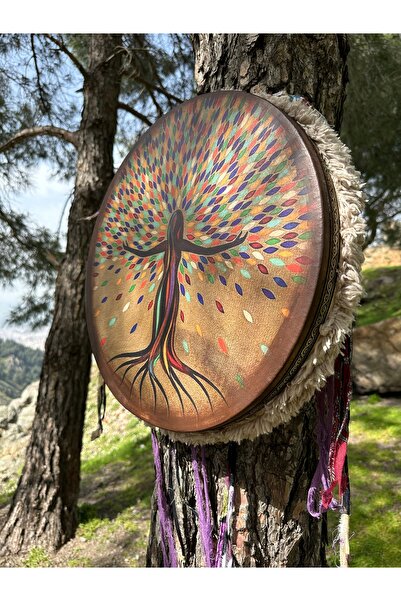 KAM Şaman davulu (45cm)kam davulu,kılıfı ve tokmağı ile birlikte