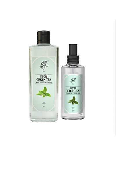 Rebul Evin Havasını Değiştiren 250ml Cam Şişe&125ml Pet Şişe Green Tea Kolonyası