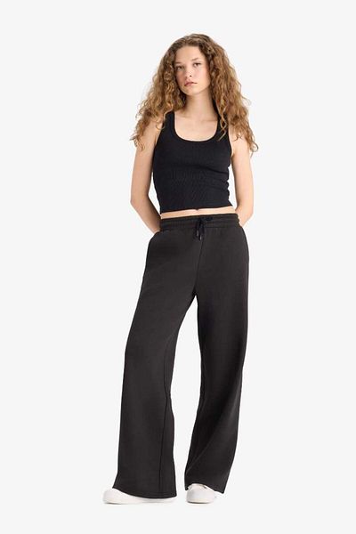 DeFacto New Season Straight Fit Pocketed Straight Leg Thick Fabric Trousers