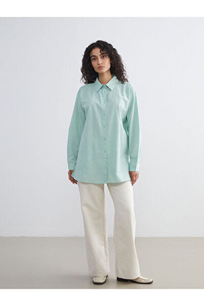 LC Waikiki Γυναικείο πουκάμισο τουνίκ από ποπλίνα