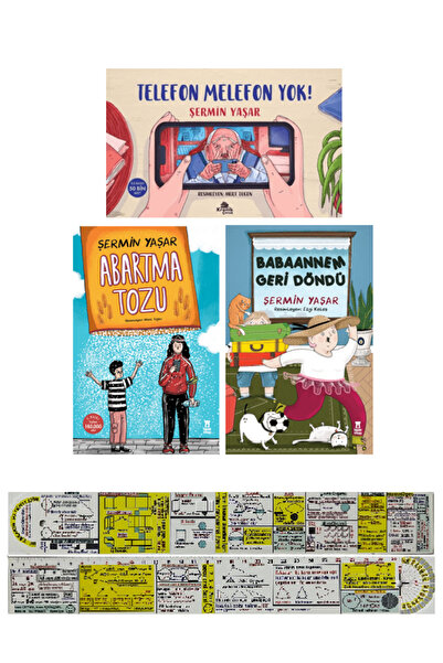 Taze Kitap Şermin Yaşar 3 Kitap Set/ Telefon Melefon Yok-Abartma Tozu-Babaann...