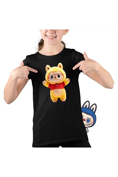 OEM Labubu Winnie the Pooh Kids Girls T-Shirt