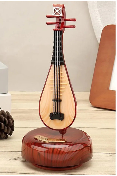 Canderel Müzik Kutusu Klasik Kurmalı Masaüstü Dekorasyonu Keman Müzik Kutusu ...