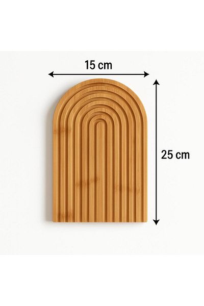 Single Bamboo Wood Multi-Purpose Presentation and Cutting Board