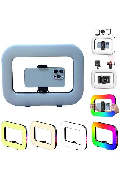 NEEPHO Nevo Video Shooting Kit with Light Ring – Handheld Stabilizer for Camera and Smartphone