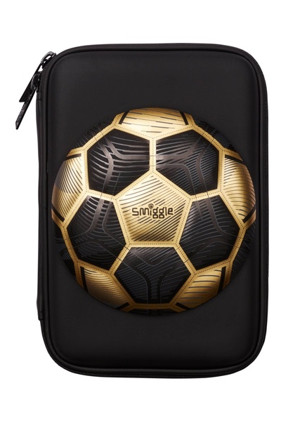 SMIGGLE Original Score Hardtop Football Embossed Pencil Case