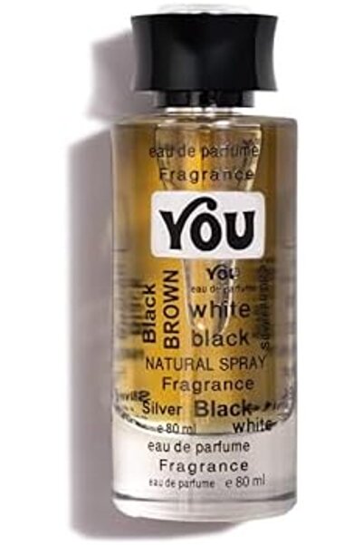 COOL LİFE Eau de Parfum You Silver Long Lasting 80ml, Gold and Orange