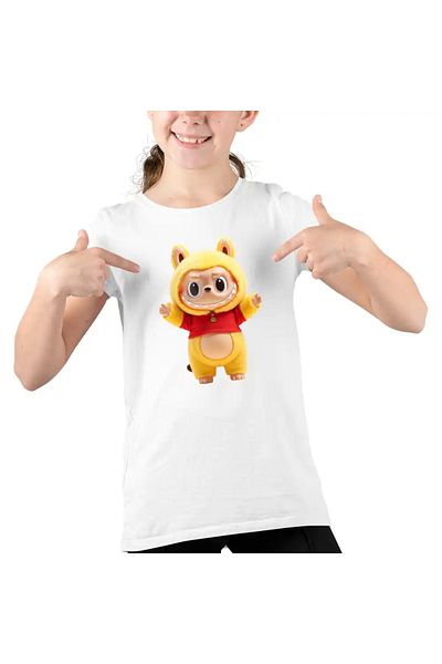 OEM Labubu Winnie the Pooh Kids Girls T-Shirt