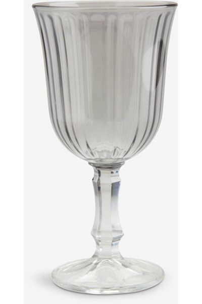 Fridolin Set of 2 wine glasses Ø8x16cm 240 ml gray