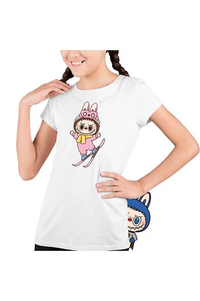 OEM Labubu Ski Kids Girls T-Shirt