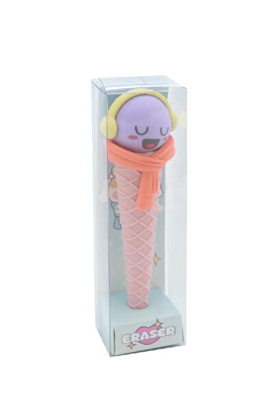 Roco ممحاة مطاطية - آيس كريم بنفسجي فاتح، ألوان متنوعة