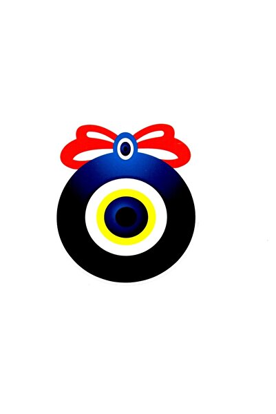 BsElektronik ملصق سيارة أو دراجة نارية بتصميم كبير الحجم على شكل خرزة شريرة