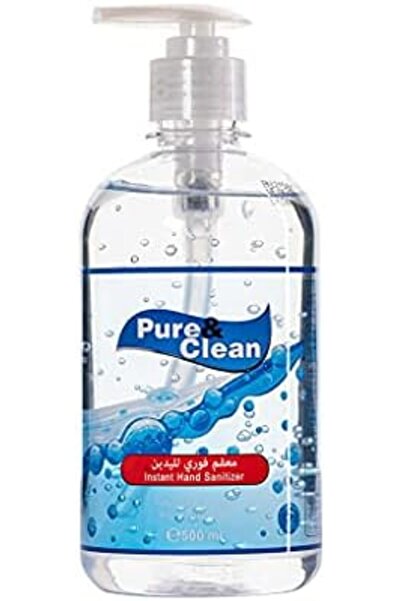 Pure and Clean معقم اليدين الفوري 500 مل (3 زجاجات)